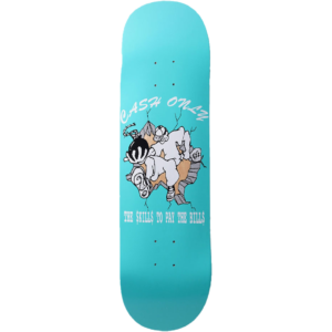 cash only board skills team (teal) 8.25