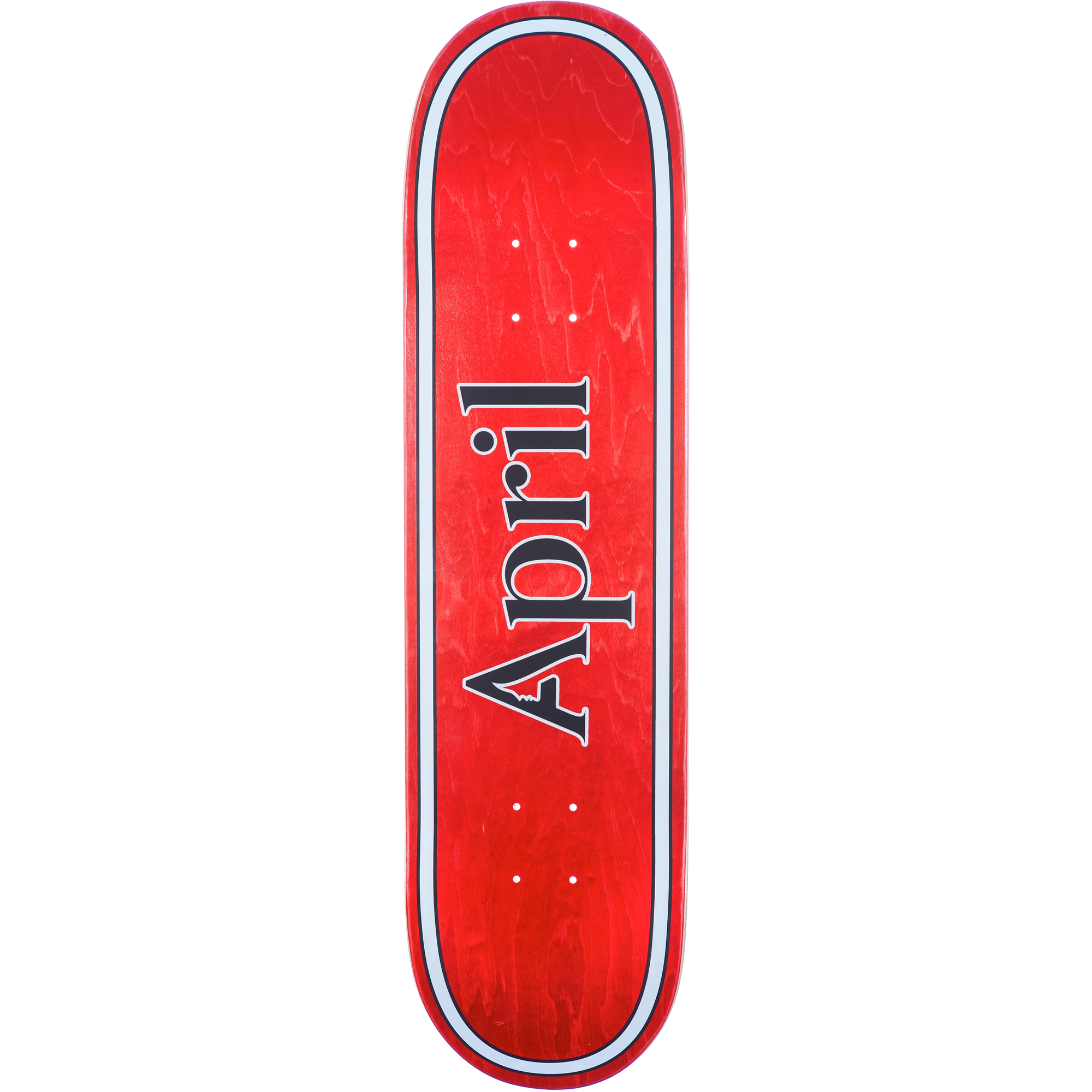 Shop april board og logo team (red) 8 online | AMIGOS SKATESHOP