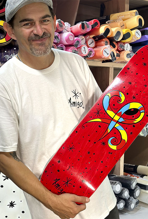 amigos skateshop x unavista julien deniau