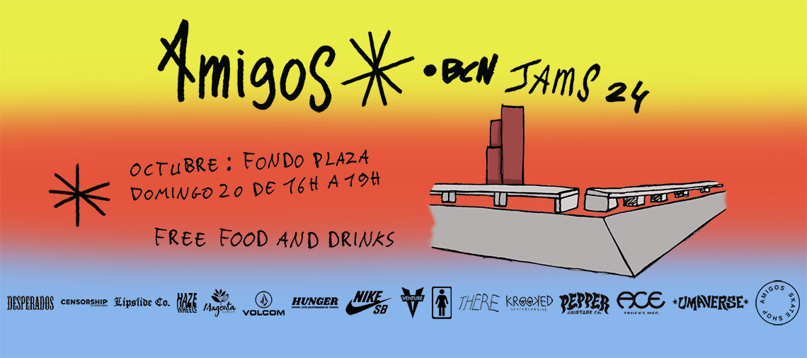 AMIGOS BCN Jams 24 skate sessions Barcelona