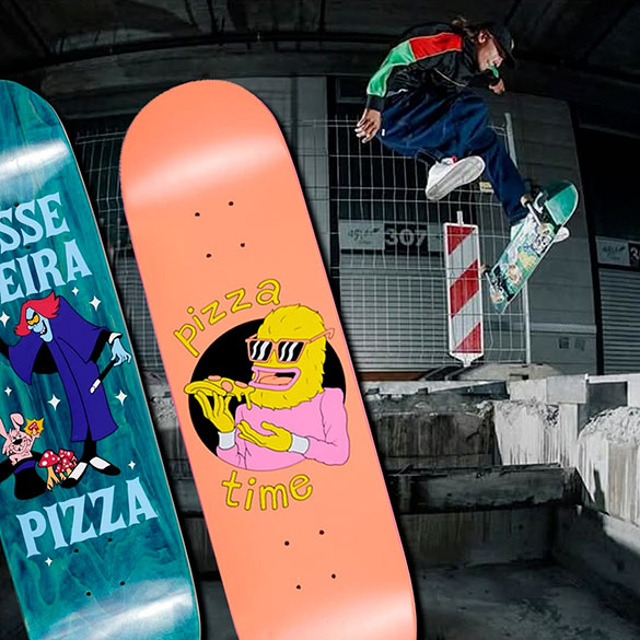 pizza skateboards